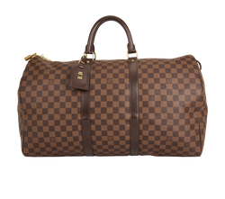 Keepall 45,Canvas,Damier Ebene,E,MB4124,3*